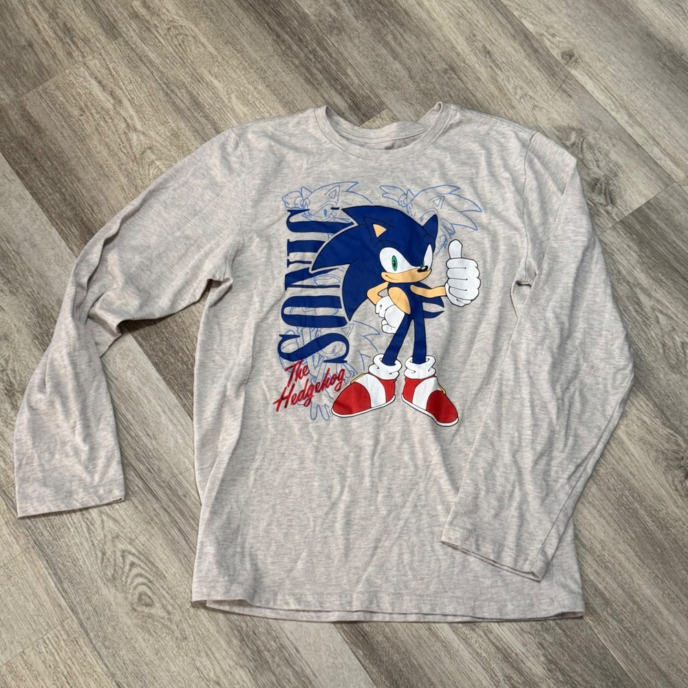 Kids Sonic The Hedgehog Long Sleeve T Shirt Size 2XL‎ 18 kids